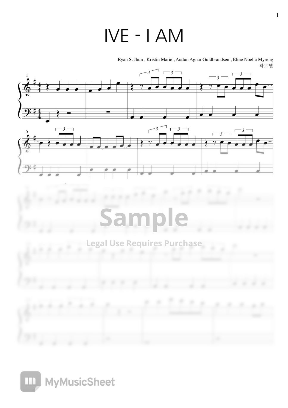 IVE - I AM Sheets by Hav.E