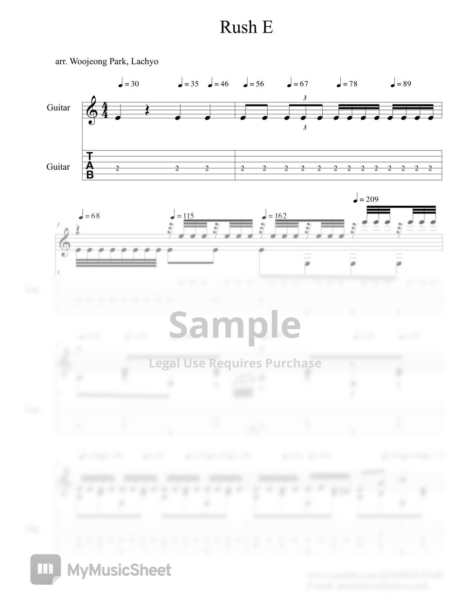Sheet Music Boss Rush E YouTube Tab 1staff By 