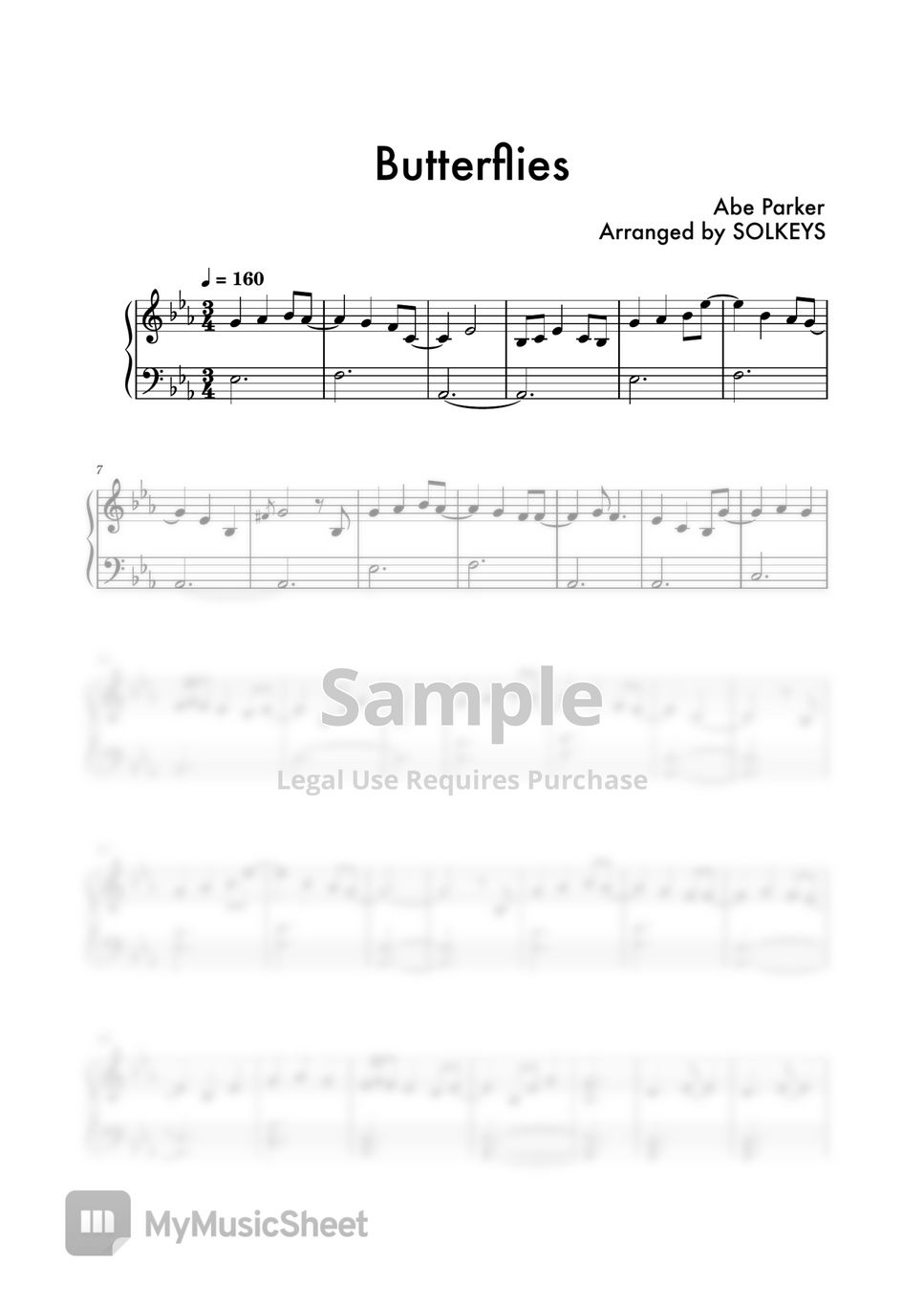 Abe Parker Butterflies Sheets by SolKeys