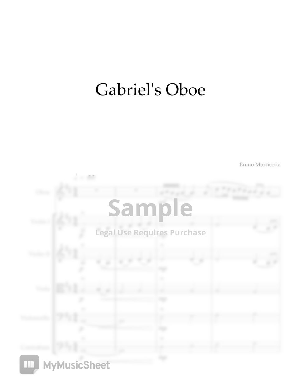 Ennio Morricone - Gabriel's Oboe by Hai Mai