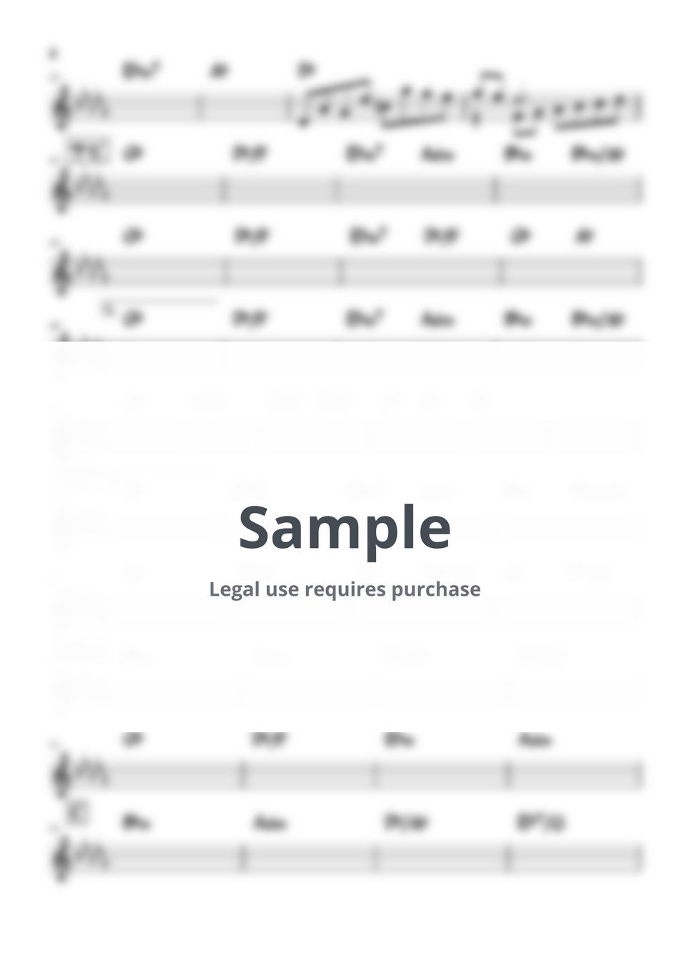 フジファブリック - 若者のすべて (バンド用コード譜) by 箱譜屋