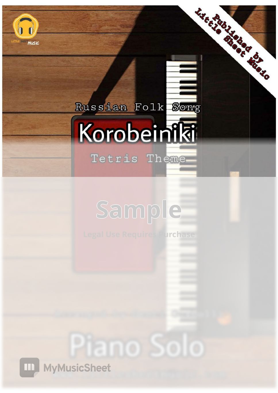 Traditional - Korobeiniki (Tetris Theme) 楽譜 by Genti Guxholli Traditional - Korobeiniki (Tetris Theme) 楽譜 by Genti Guxholli