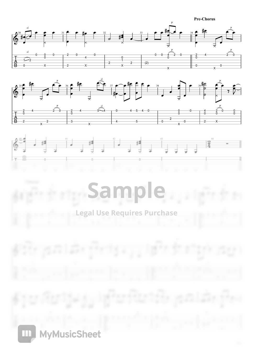 RADWIMPS KANATA HALUKA (Suzume no Tojimari) Sheets by Leon Alex