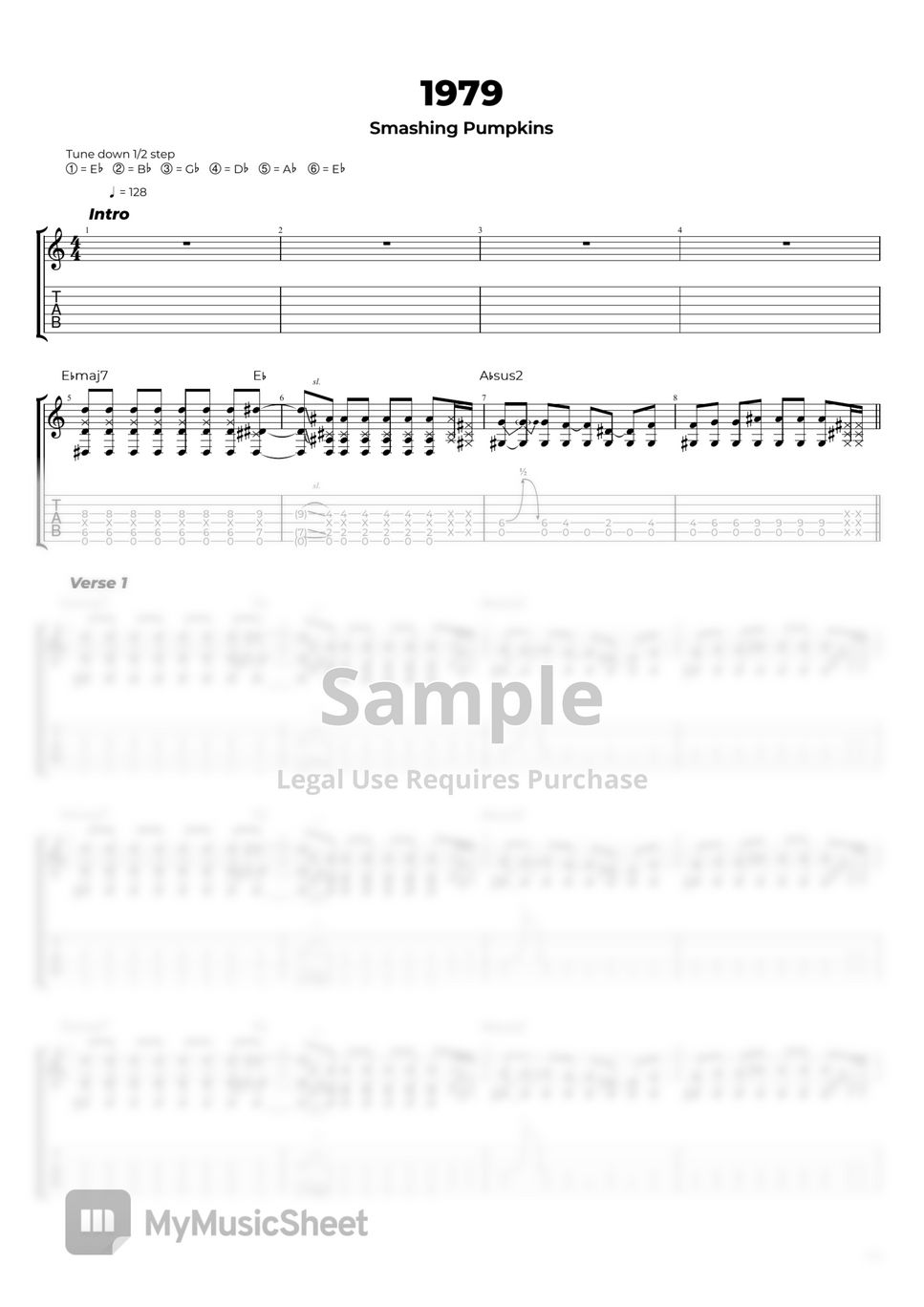 The Smashing Pumpkins 1979 Sheets by Nikola Gugoski