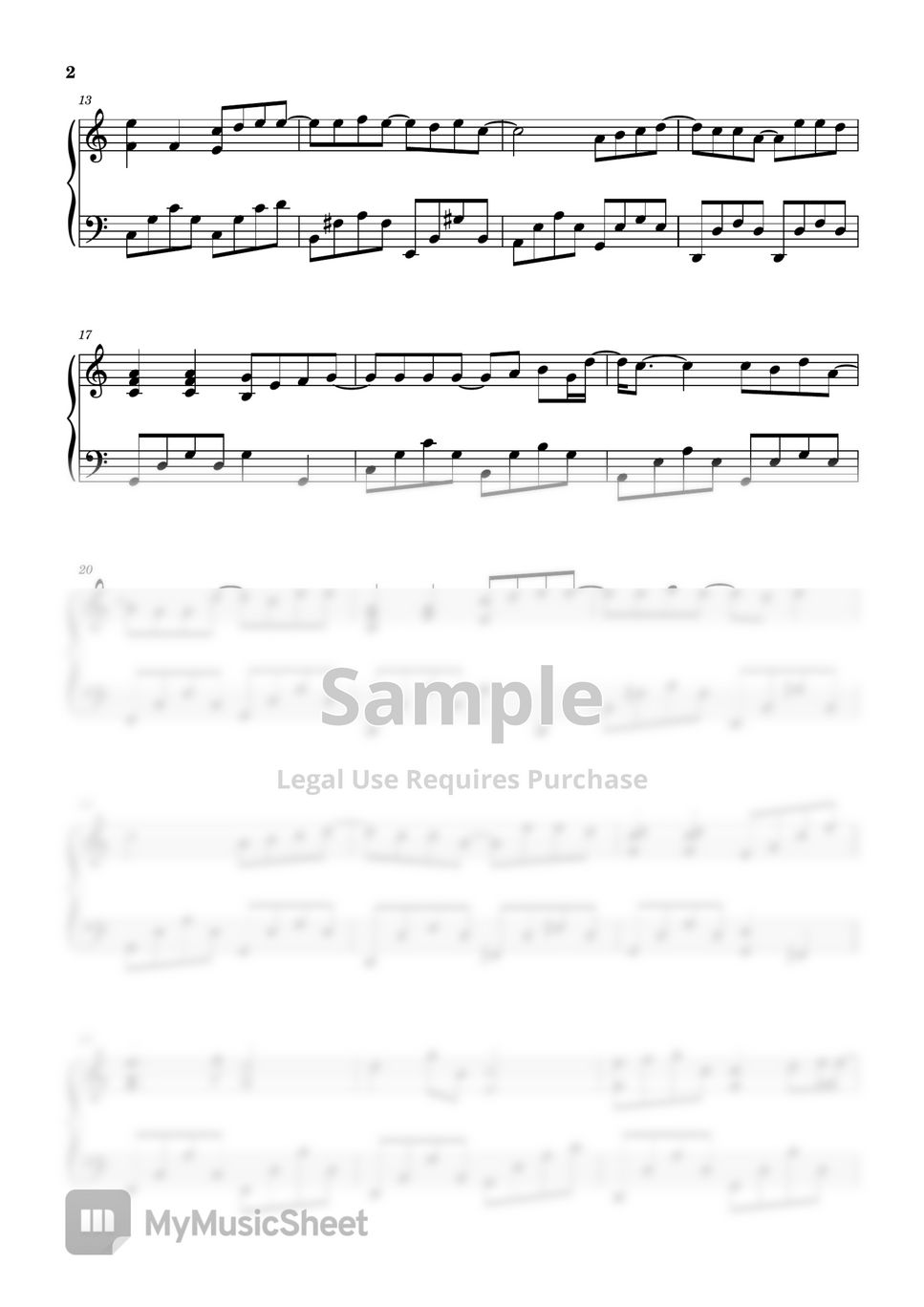 周杰倫 (Jay Chou) - 蒲公英的約定 (A Dandelion's Promise) (Sheet Music, MIDI ...