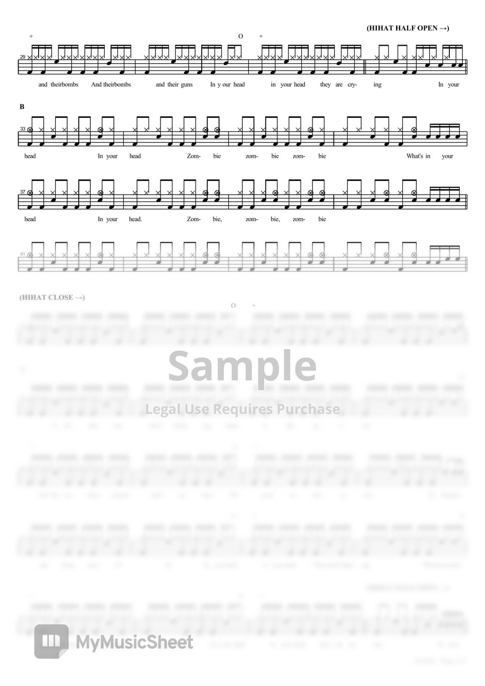 Cranberries Zombie Sheets by COPYDRUM