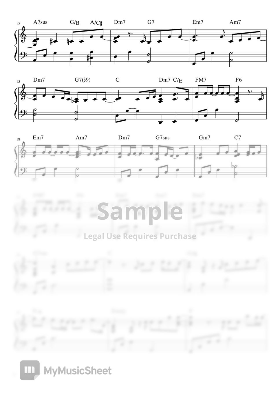 Paul Kim Meet after you Piano sheet Sheet