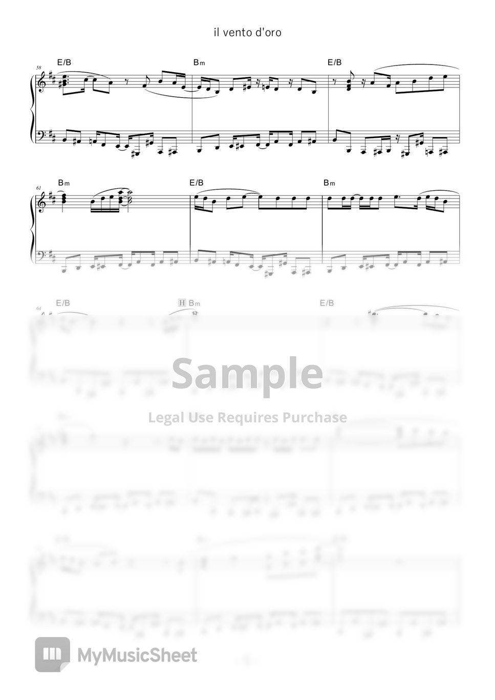 JoJo's Bizarre Adventure Part 5: Golden Wind OST - Giorno's Theme - il vento d'oro (★★★★★) by D-sun