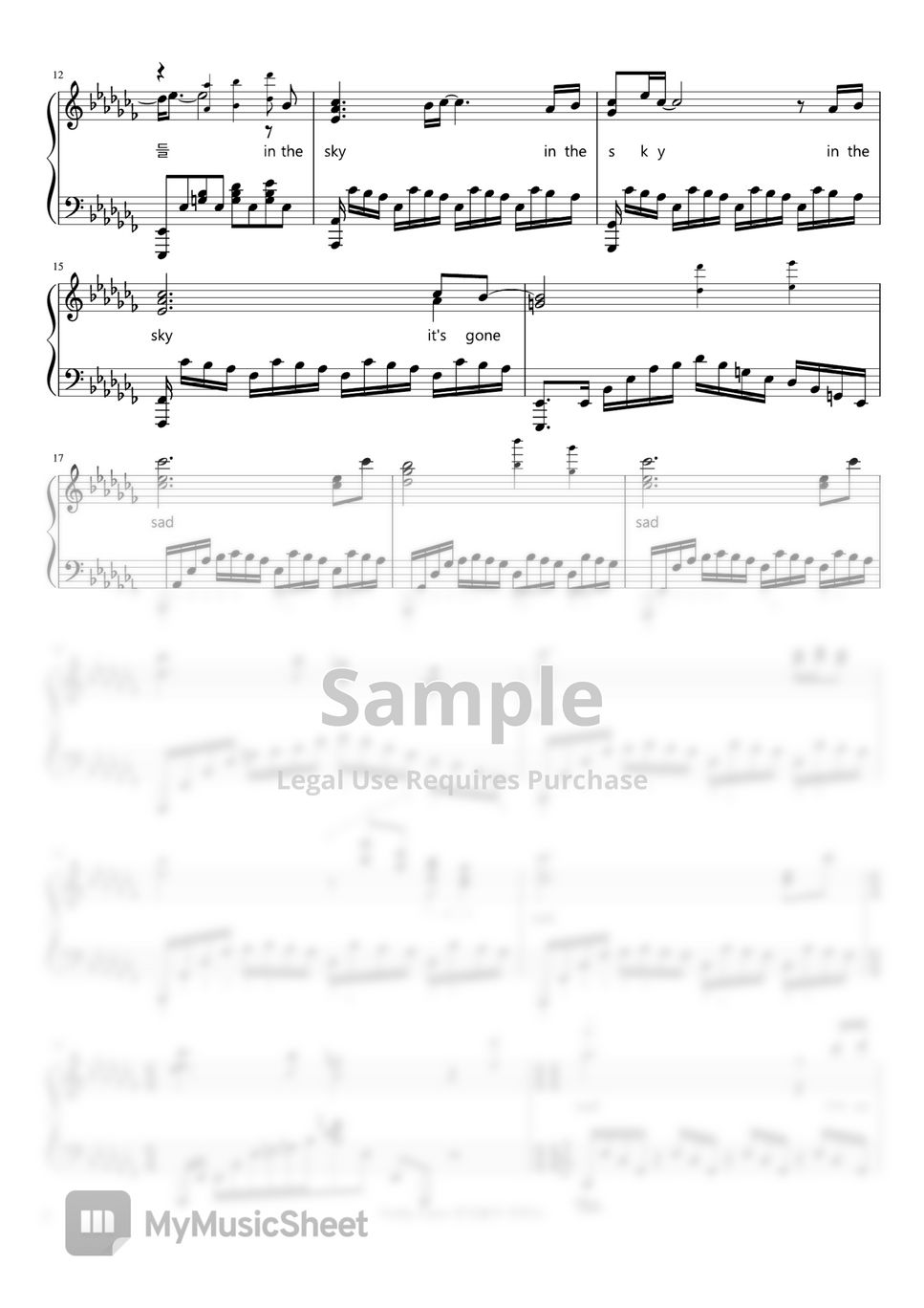 손승연(Sonnet Son) - Sad (부부의세계 ost part 3) by Firefly Piano