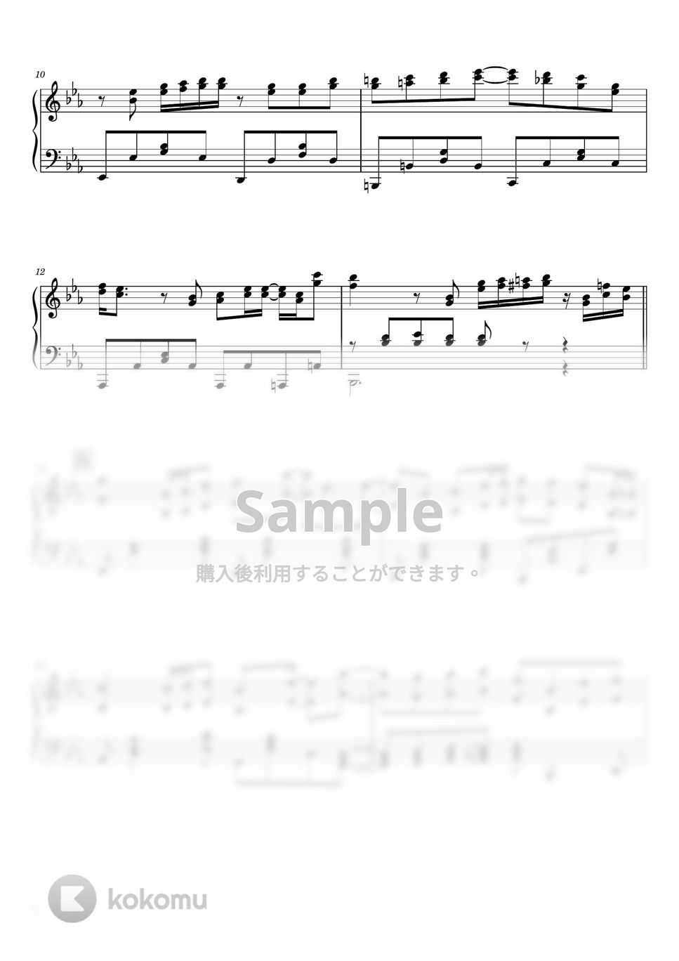 YOASOBI - もう少しだけ (ピアノソロ / 中級～上級) by SuperMomoFactory