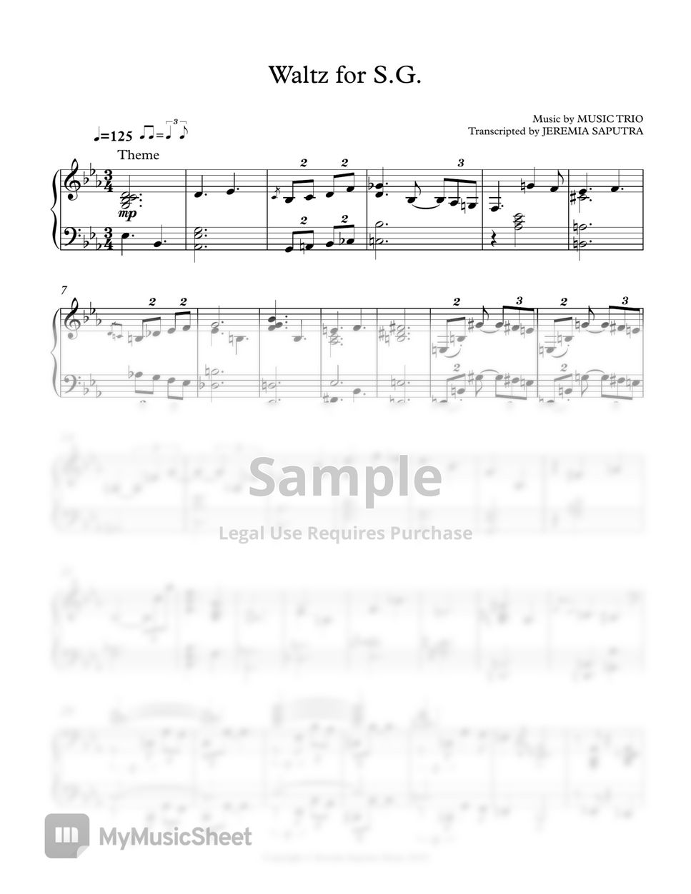 Switch Trio - Waltz for SG by TaeHyun Taylor Lee