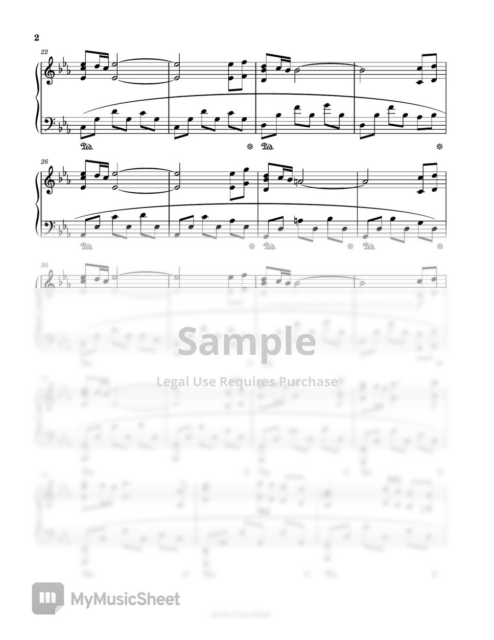 Kenji Kawai Love Song (from “Mobile Suit Gundam”) Sheets by Anime