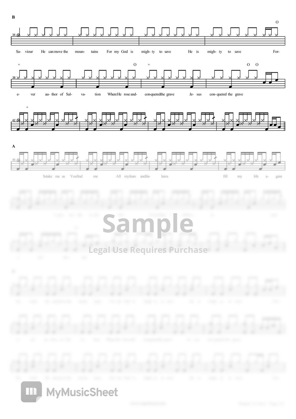 Michael W Smith Mighty To Save Sheets By COPYDRUM