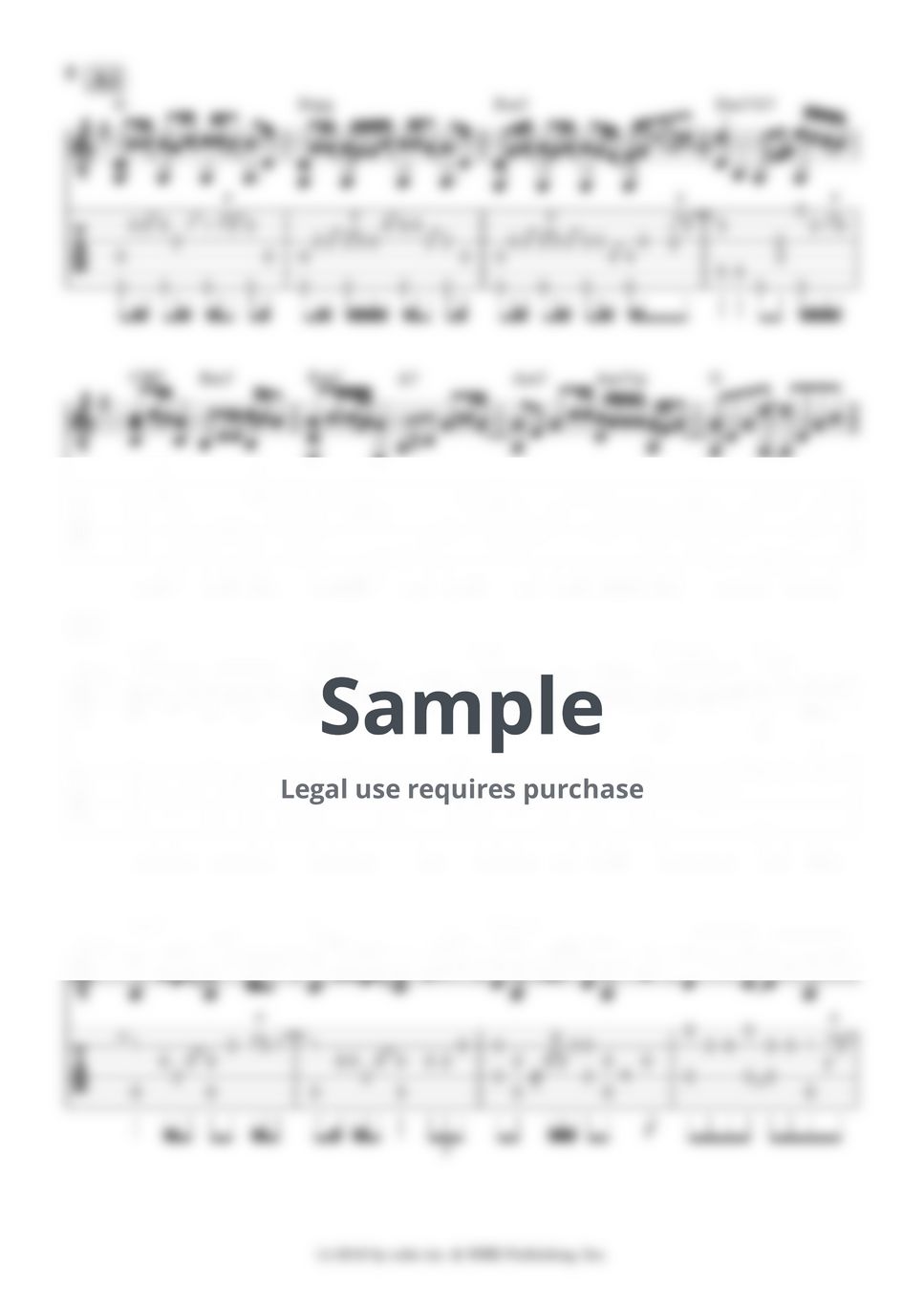 いきものがかり - ありがとう (ソロギター楽譜) by GPC