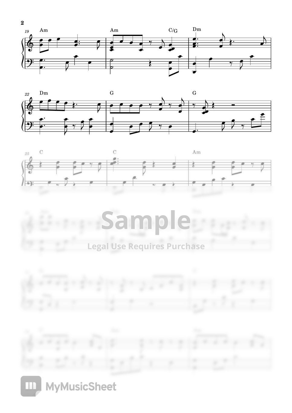 Wham! Last christmas (Piano) Sheets by OhMyJohny