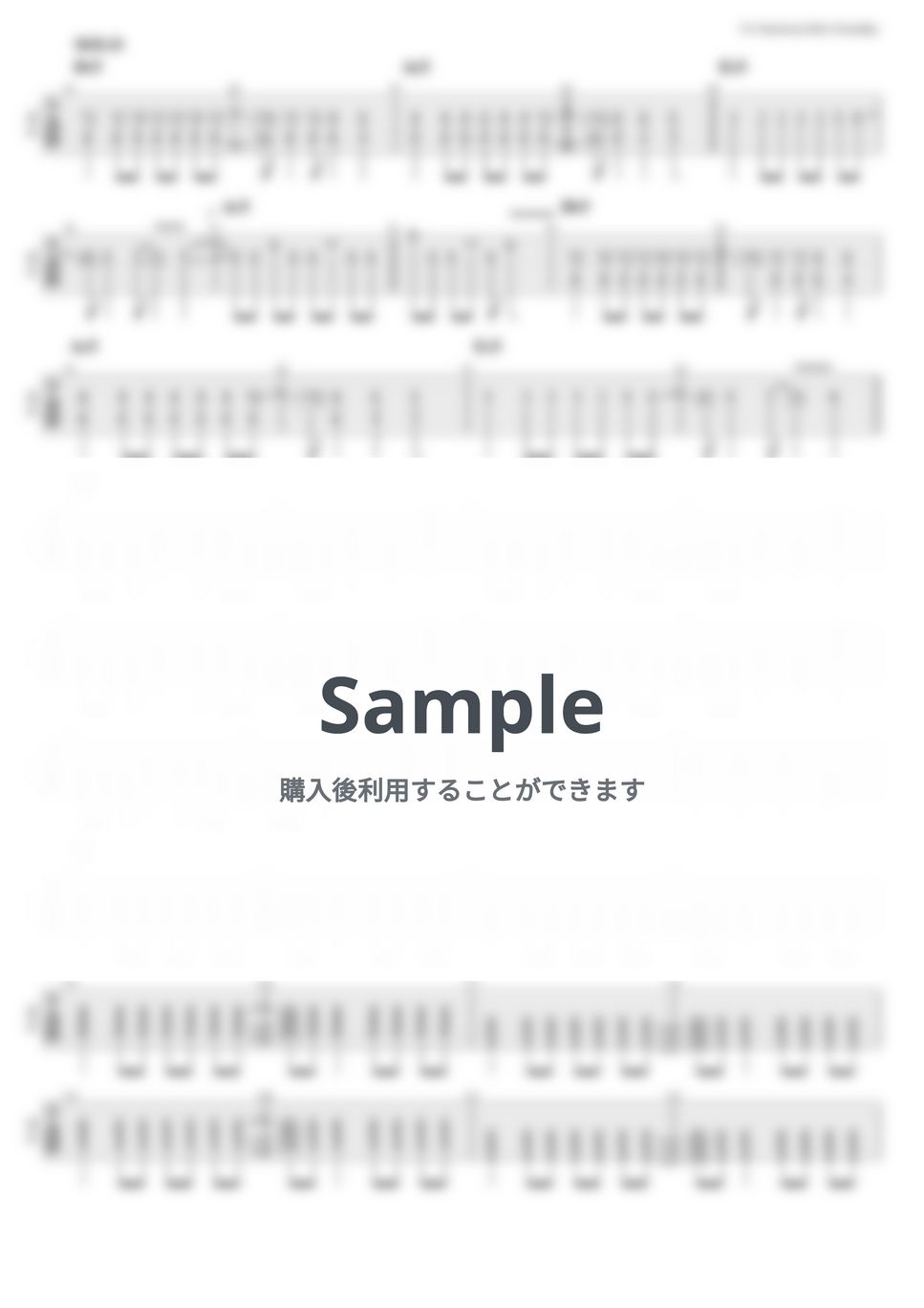 グリーンデイ  ドゥーキィー  ギターtab譜 GREEN DAY - American Idiot （エレキギター用タブ譜） 楽譜 by