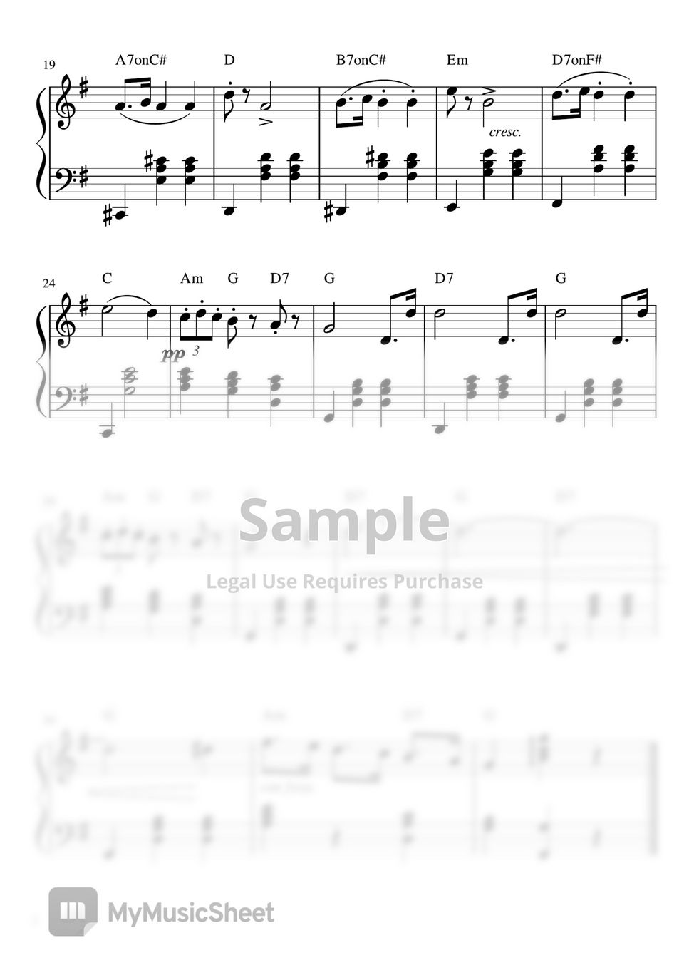 Verdi - La donne mobile (G・Piano solo Intermediate) by pfkaori