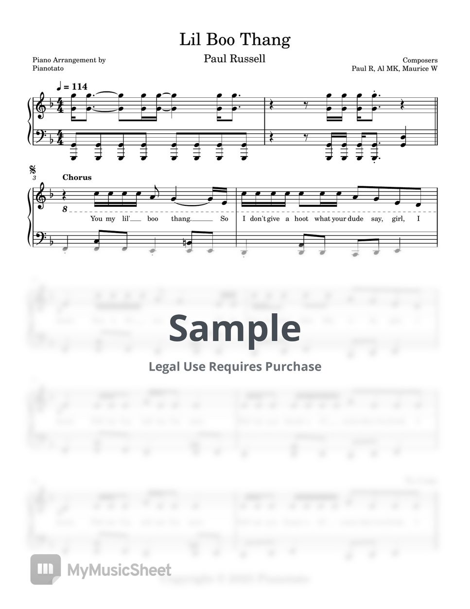 paul-russell-lil-boo-thang-sheets-by-pianotato