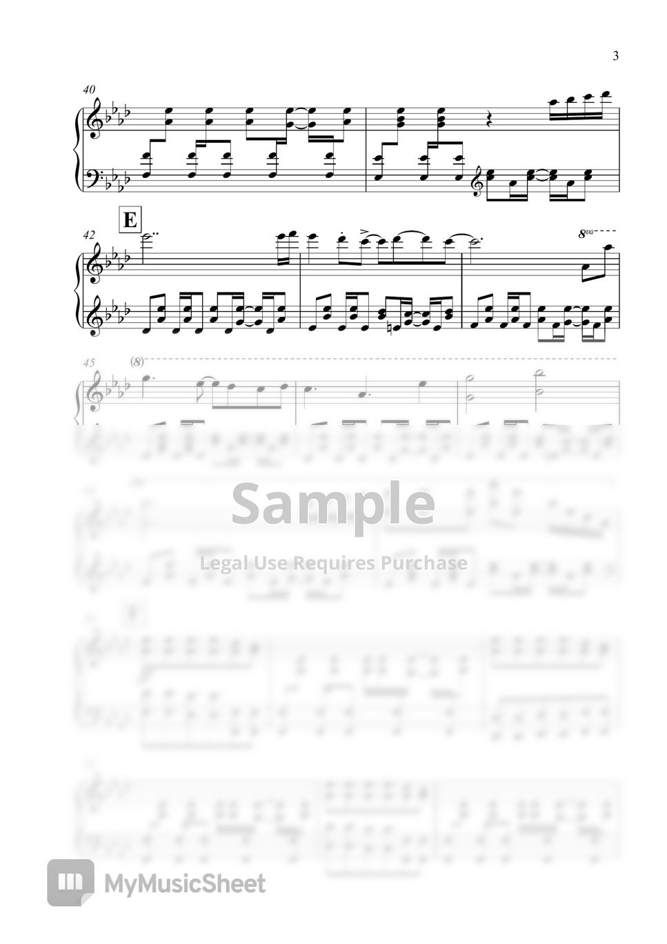 DJ YOSHITAKA - FLOWER (BEMANI SYMPHONY Arr.) ピアノ楽譜PDF