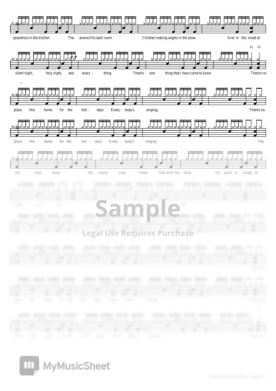 Brian McKnight Home For The Holidays Sheets by COPYDRUM