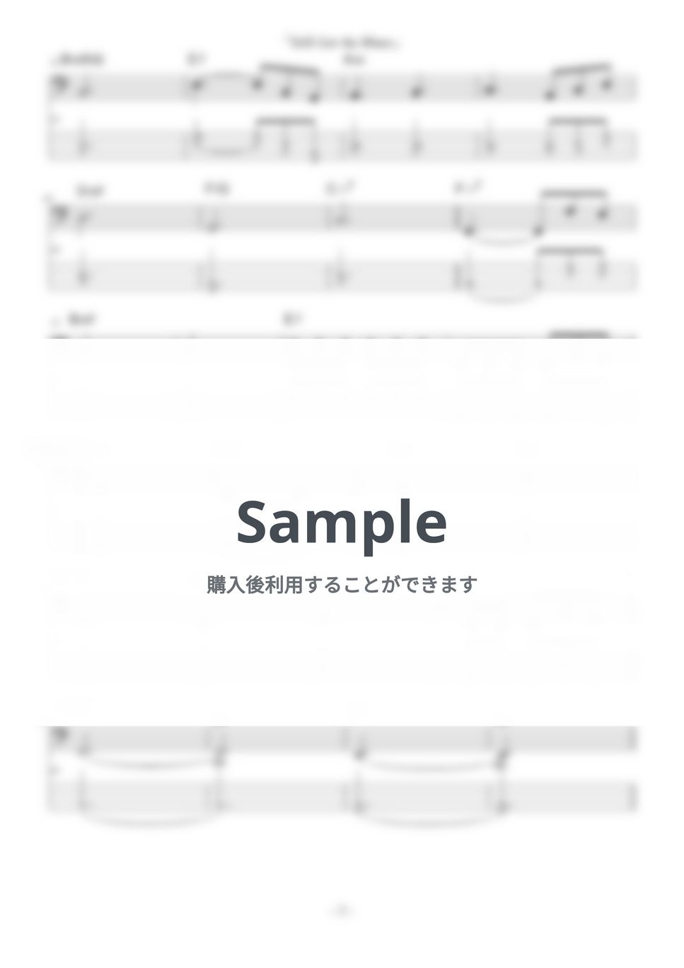 Gary Moore - Still Got the Blues (ベース譜/五線譜＆TAB譜の2段譜