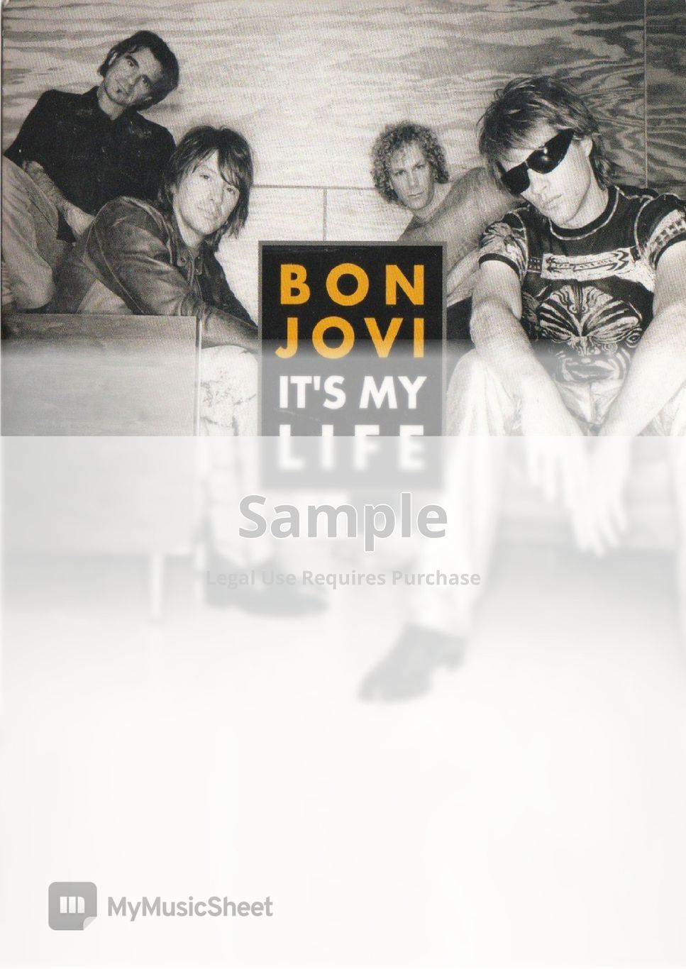 Bon Jovi - It's My Life - acoustic version (for Piano Solo)