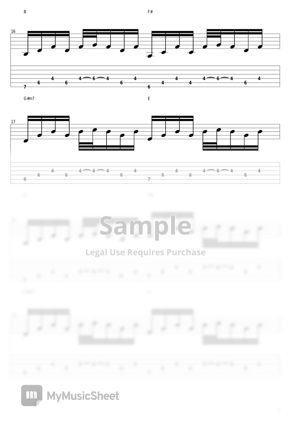 Red Hot Chili Peppers - Snow (hey Oh) by guitar cover with tab