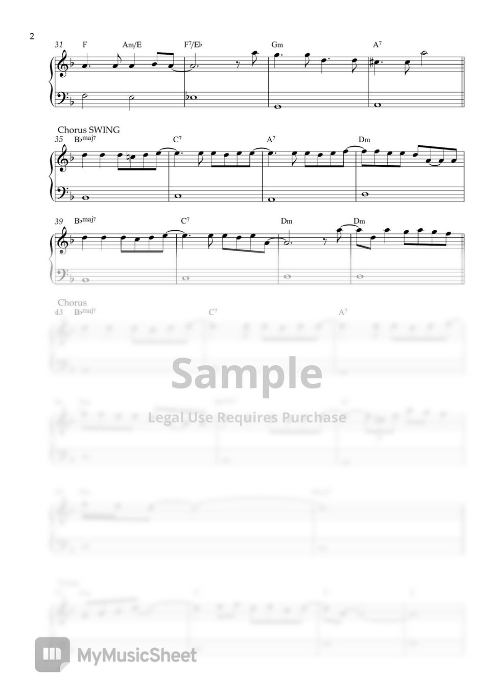 LA LA LAND City of Stars (EASY PIANO SHEET) Sheets by Pianella Piano