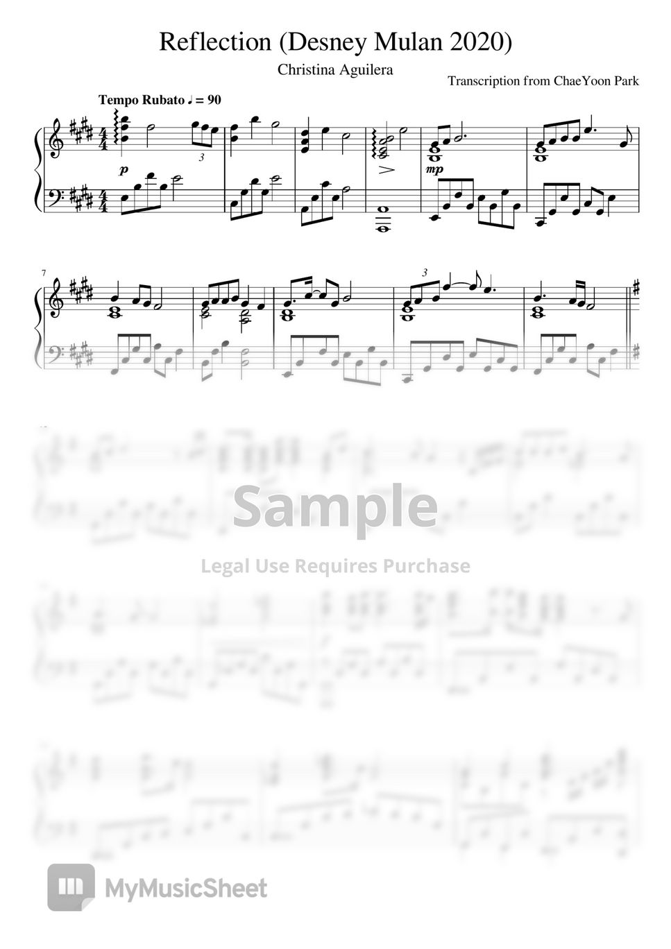 Mulan OST - Reflection Sheets by Artists'Card