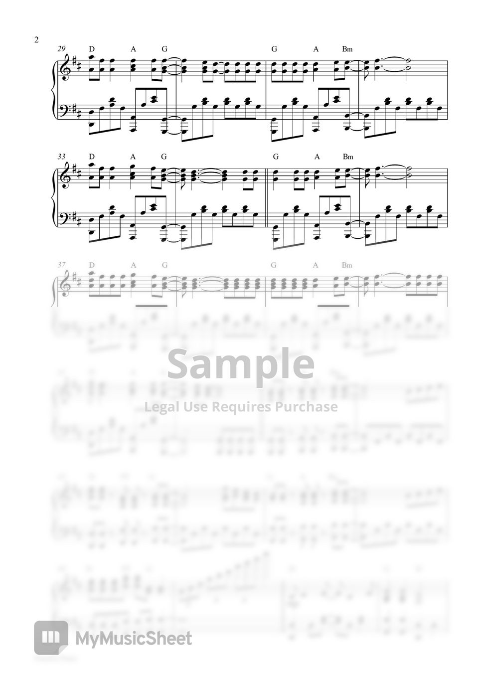 Avicii ft. Sandro Cavazza - Without You (Piano Sheet Music) by Pianella Piano