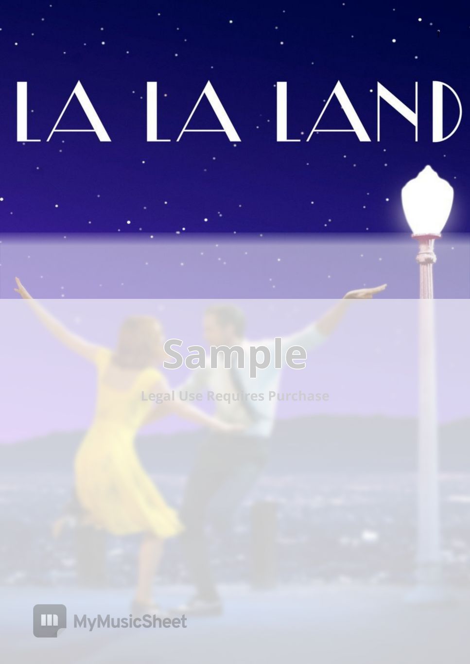 La La Land / Justin Hurwitz - Mia and Sebastian's Theme - Intermidiate (for Piano Solo)