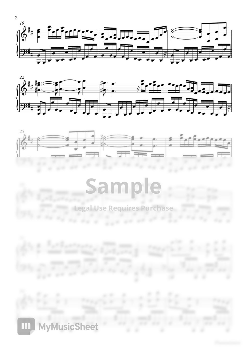 Yugo Kanno - JOJO - Giorno's Theme (黄金之风处刑曲) by Pianominion