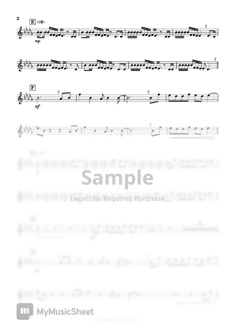 neon-genesis-evangelion-one-last-kiss-b-sheets-by-kanamusic