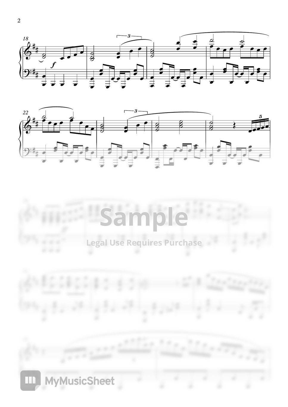 碧蓝航线 Sail Away Justice (双钢琴版) Sheets by Singulfer小言