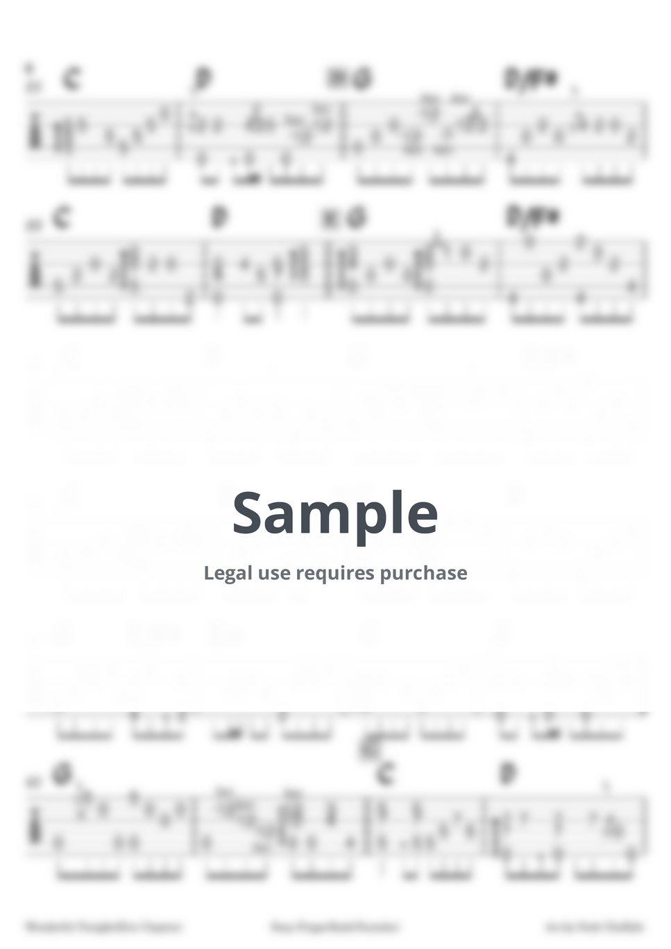 Eric Clapton - Wonderful Tonight (Fingerstyle Guitar) by Park ChaNyle