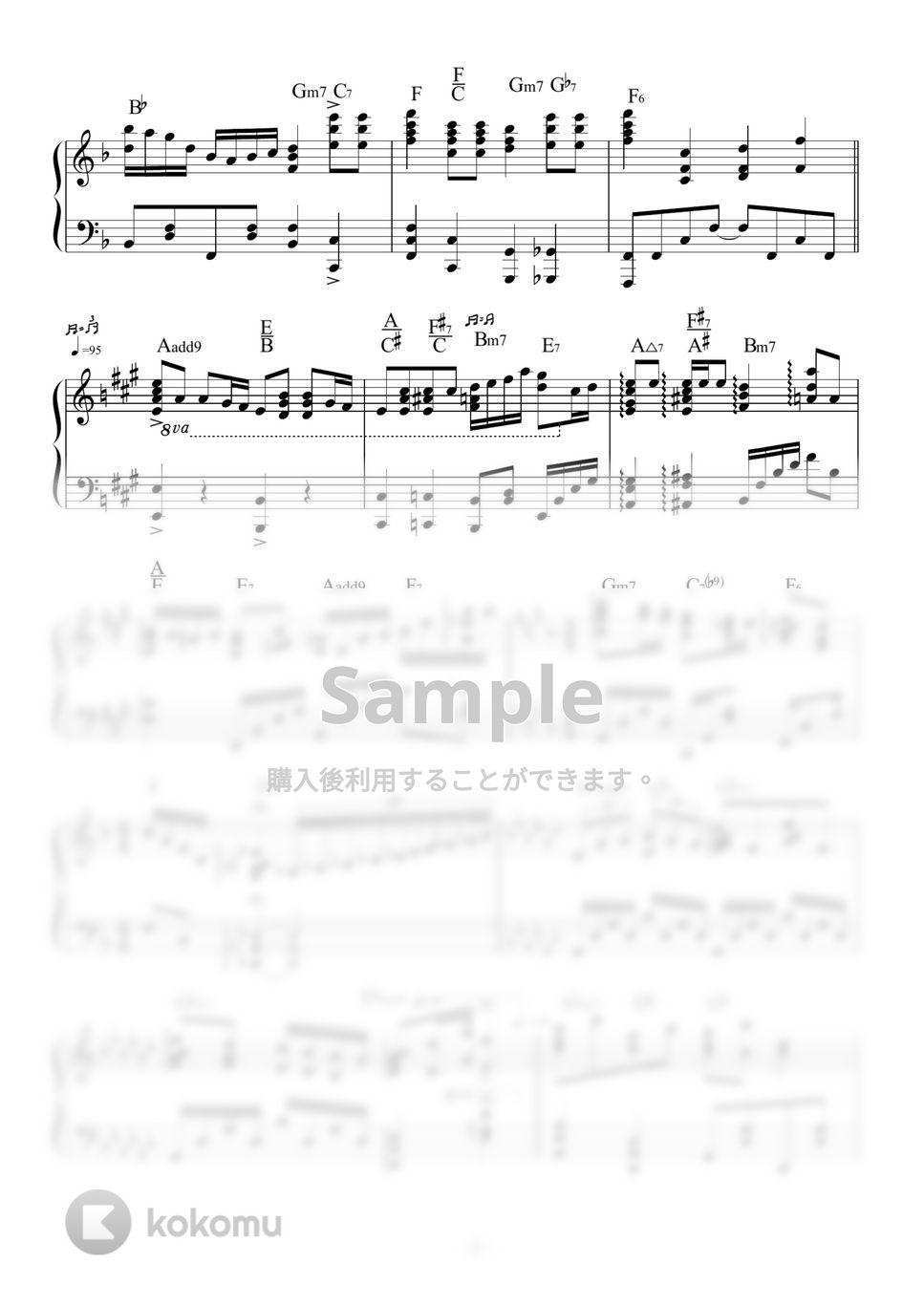 FAIN SAMMY - You can fly!!「きみも飛べるよ！」ディズニー「ピーターパン」より (Disney/ディズニー/ピアノソロ/ピーターパン/コード有) by CAFUNE-かふね-