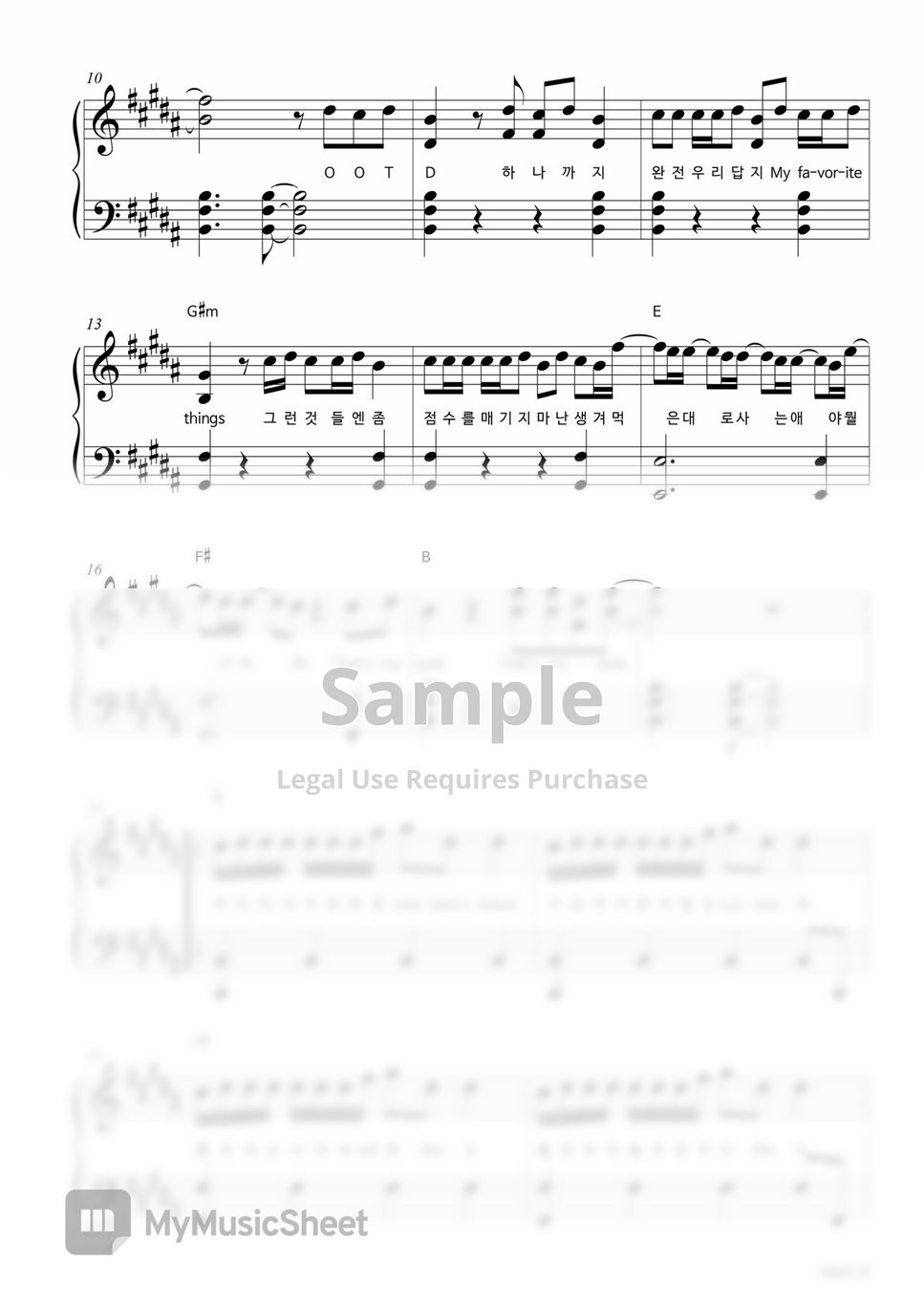 IVE Kitsch Sheets by SangSangPiano