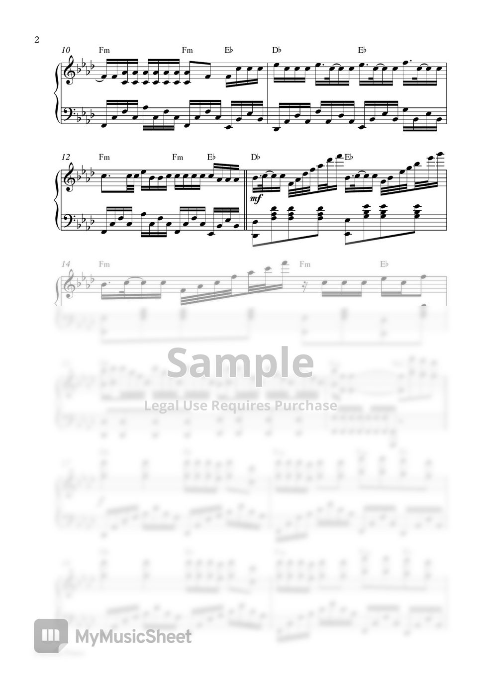 BTS - I NEED U (Piano Sheet) by Pianella Piano