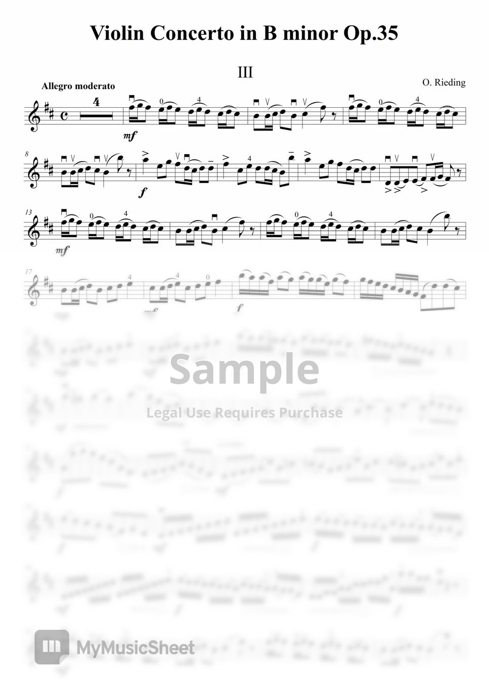 O.Rieding - Violin Concerto Op.35-3악장 (MR포함) by Lee