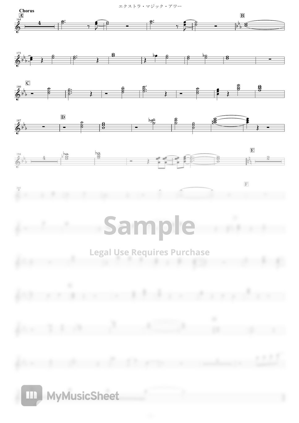 AKINO with bless4 - Extra Magic Hour (Amagi Brilliant Park / in C) by muta-sax