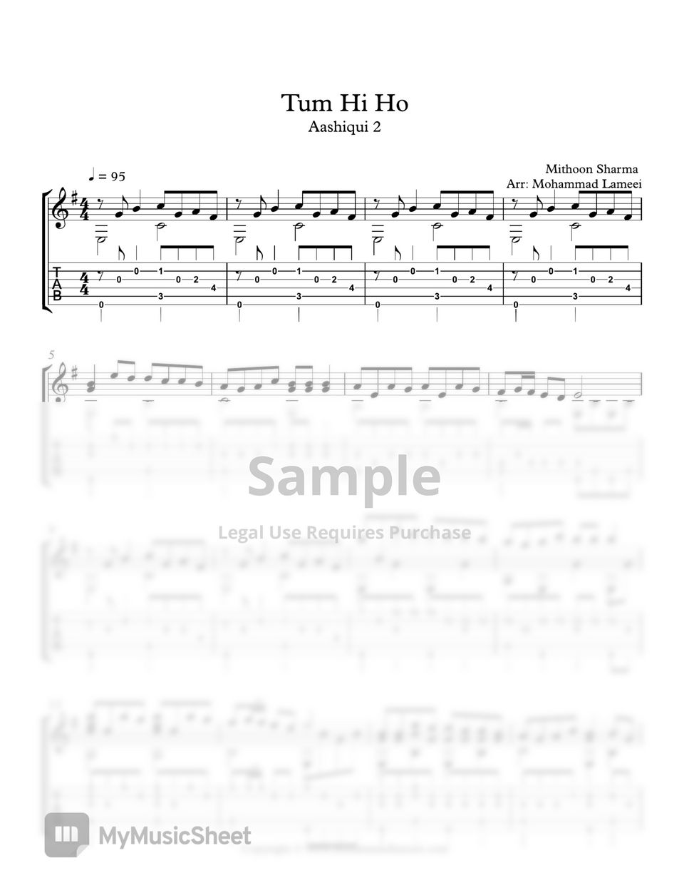 Ho Aashiqui Tum Hi Ho Cover Arijit Singh Tum Hi Ho(Aashiqui 2) TAB+1