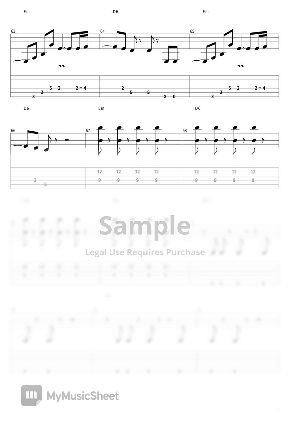 Michael Jackson - Beat It by guitar cover with tab