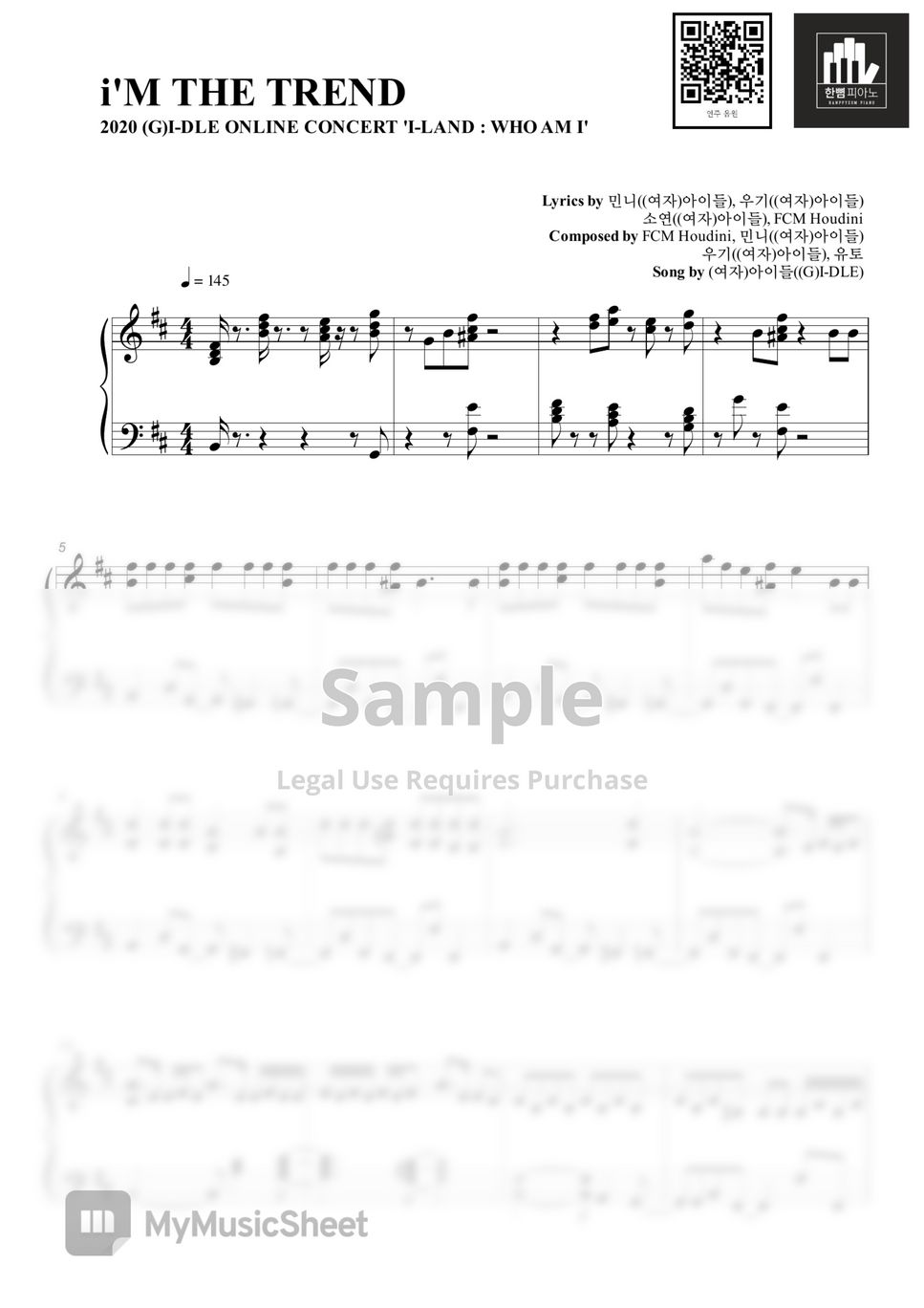 g-i-dle-i-m-the-trend-sheets-by-hanppyeompiano