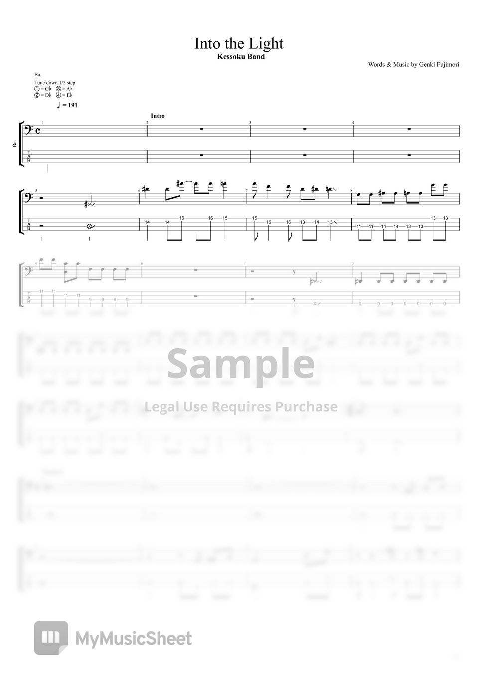 Kessoku Band - Into the Light (Ba. Ryo Yamada/Bocchi the Rock!) by Kirigirisu