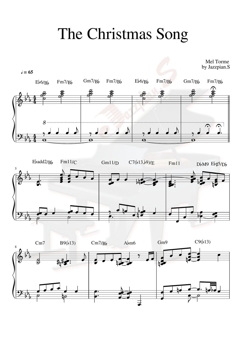 The Christmas Song Pdf Piano Free