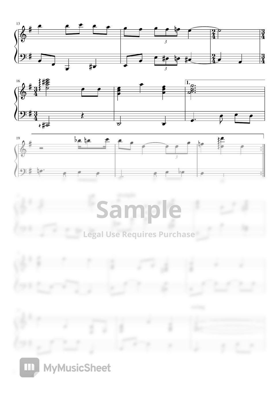 Unknown We Wish You A Merry Christmas Jazz Ver Sheet By 헬로블루조이 Hellobluejoy