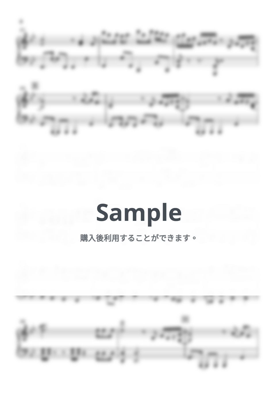 大野雄二 - ルパン三世のテーマ’79 (ピアノ楽譜 / 中級) by Piano Lovers. jp