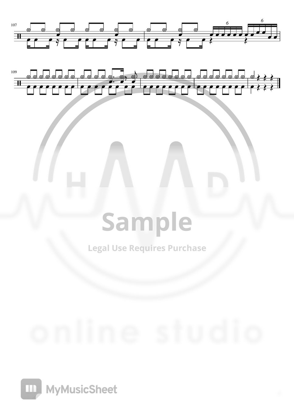 ONE OK ROCK - C.h.a.o.s.m.y.t.h (Drum) by HMD online studio