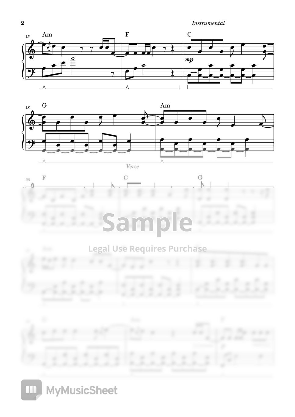 Taylor Swift All Too Well PIANO SHEET Blad By John Rod Dondoyano