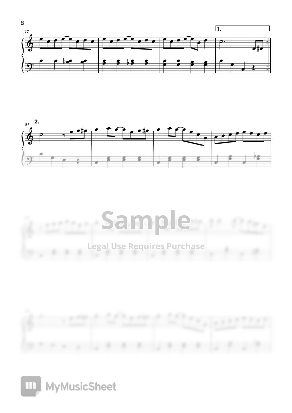 Scott Joplin - 엔터테이너 (The Entertainer) (쉬운피아노악보) by My Uk Piano